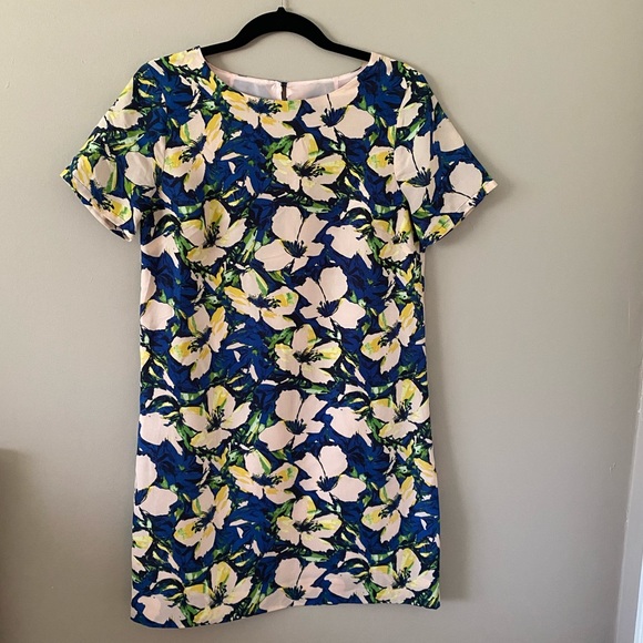 J. Crew Size 2 Floral Shift Dress - Picture 1 of 4